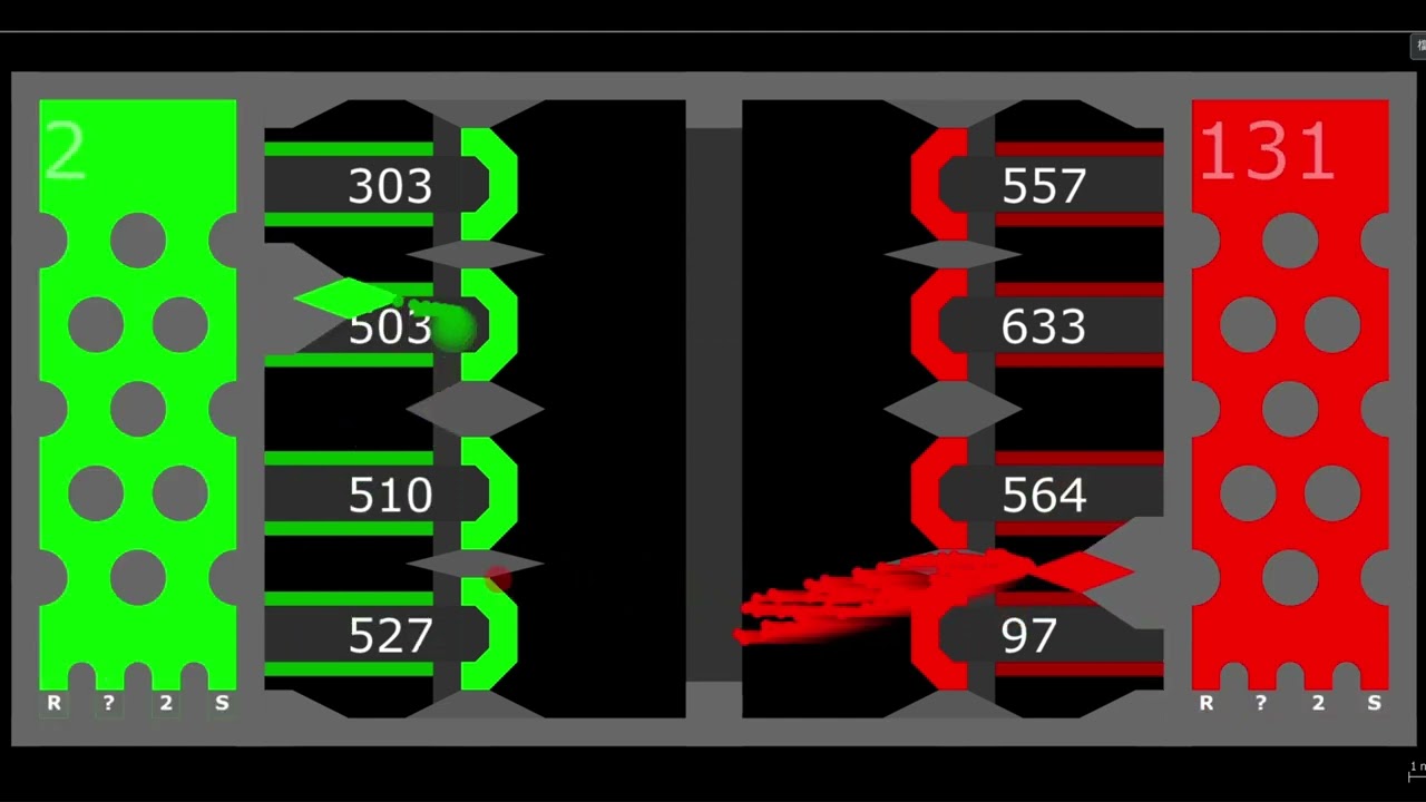 Marble Battle 137 - Marble Race in Algodoo
