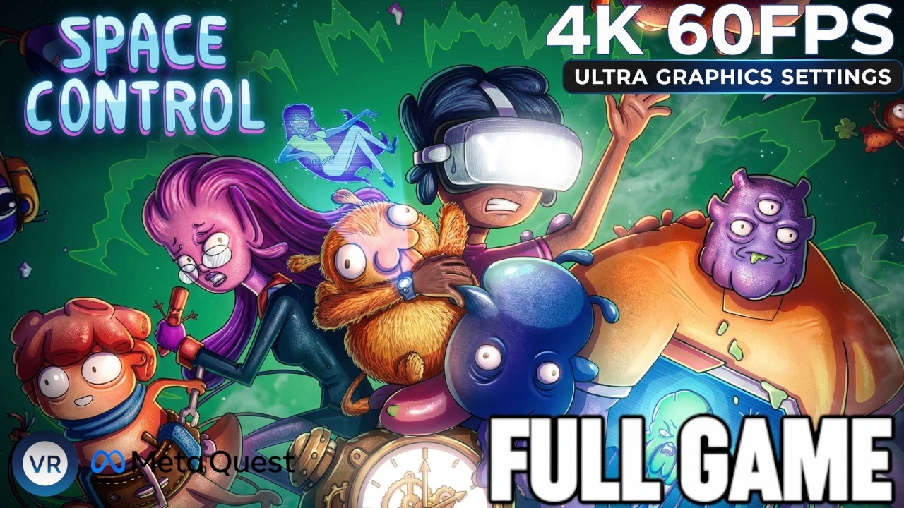 SPACE CONTROL VR Gameplay Walkthrough FULL GAME (Meta Quest 3 4K 60FPS No Commentary)