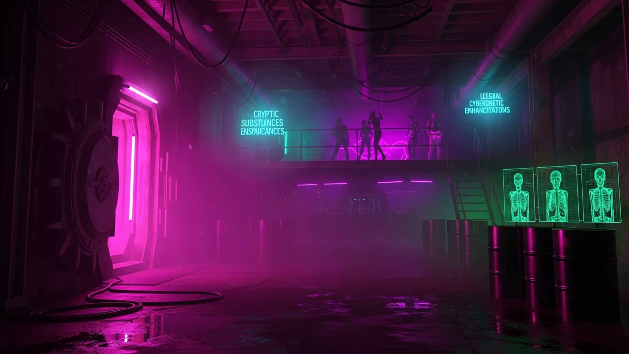 Cyberpunk Alley Beats – Dark Techno Mix for Gaming & Focus