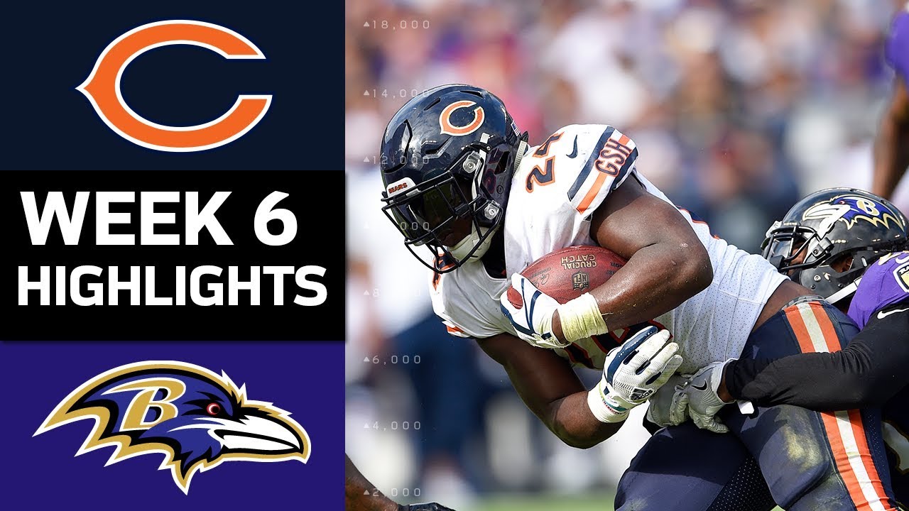 Bears vs. Ravens | NFL Week 6 Game Highlights