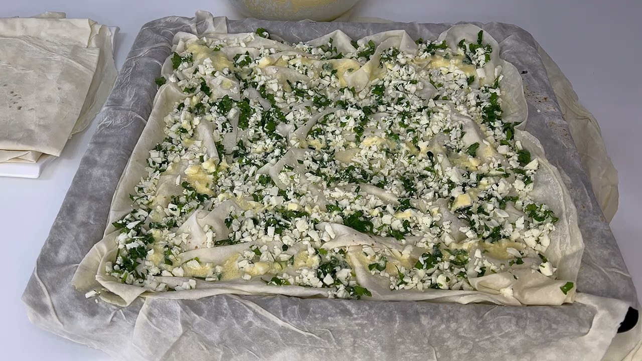 AKŞAM YAP SABAH PİŞİR💥SU BÖREĞİ TADINDA HAZIR YUFKA İLE SOSLU BÖREK😋