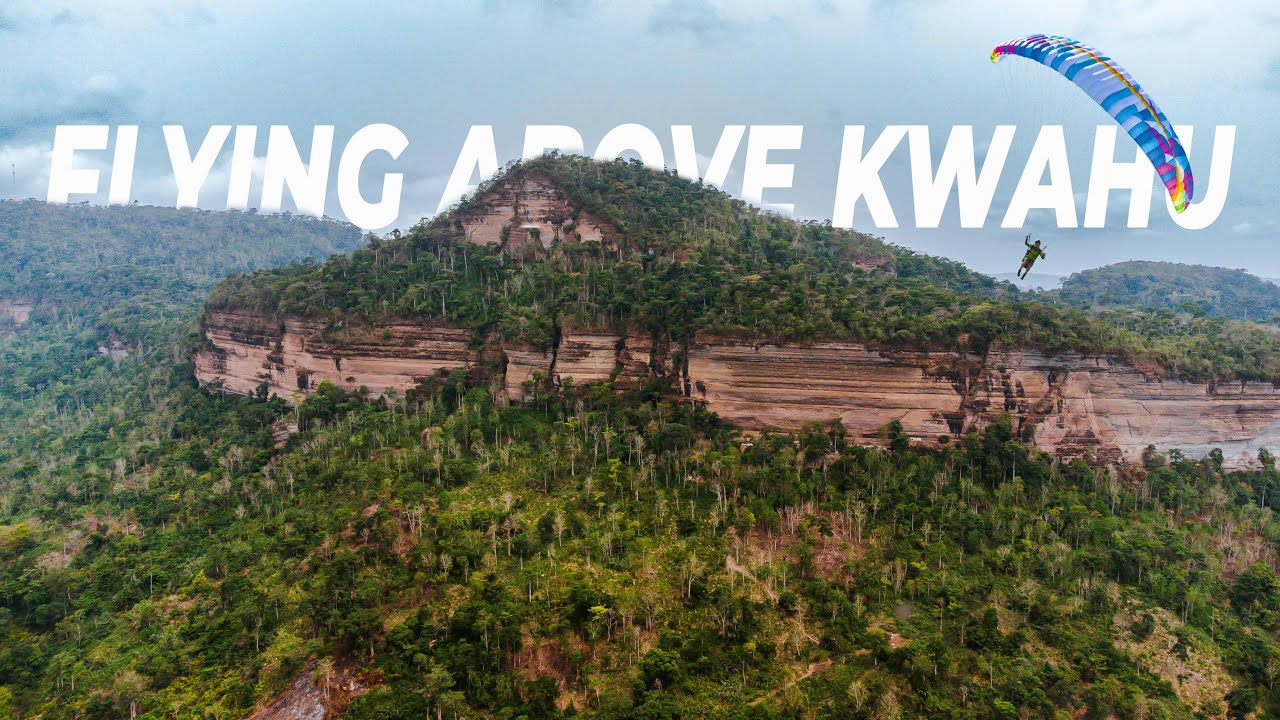 Kwahu's Breathtaking Paragliding Adventure: Soaring Above the Ghanaian Mountains!