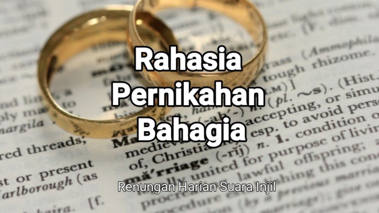 Rahasia Pernikahan Bahagia - Renungan Harian