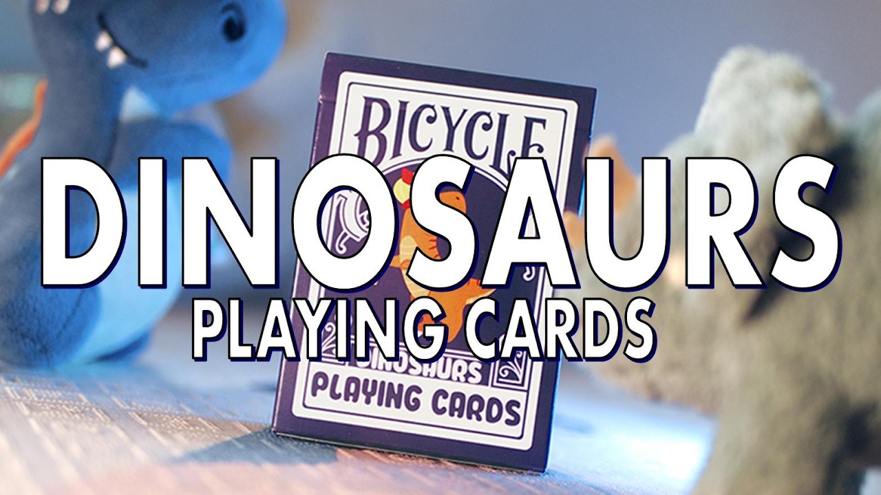 Обзор колоды игральных карт Bicycle Dinosaurs.
