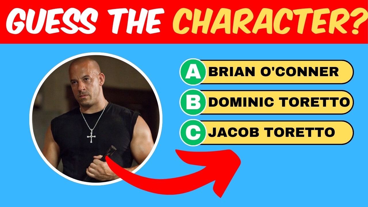 All Fast & Furious Characters  Can You Name Them in 5 Seconds