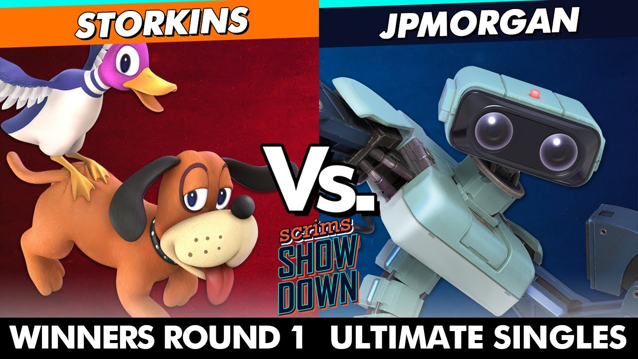Scrims Showdown 77 - Storkins (Duck Hunt) Vs. JPMorgan (R.O.B.) SSBU Ultimate Tournament