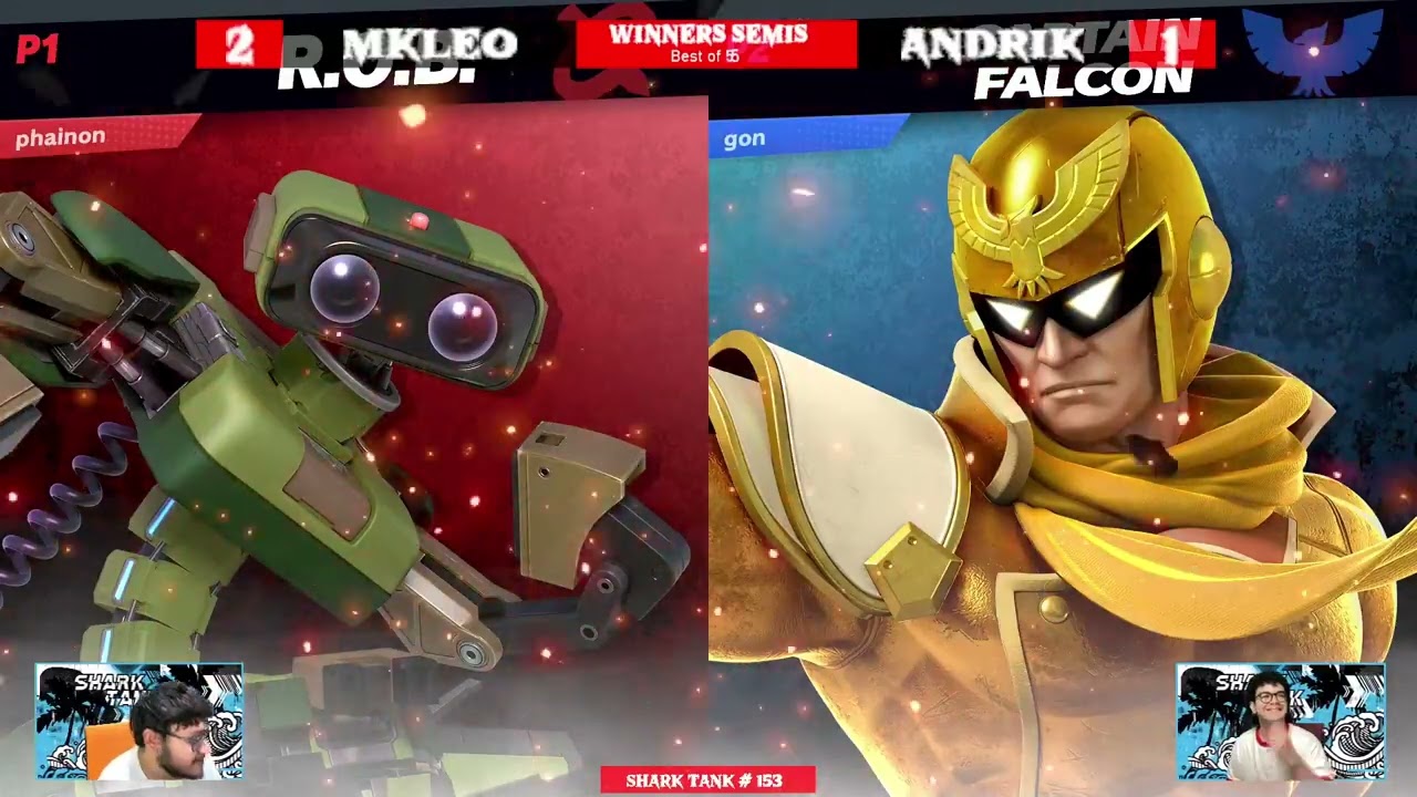 Shark Tank #153 Winners Semi Final - LG | MkLeo (R.O.B.) Vs. CS3 | Andrik (Captain Falcon)