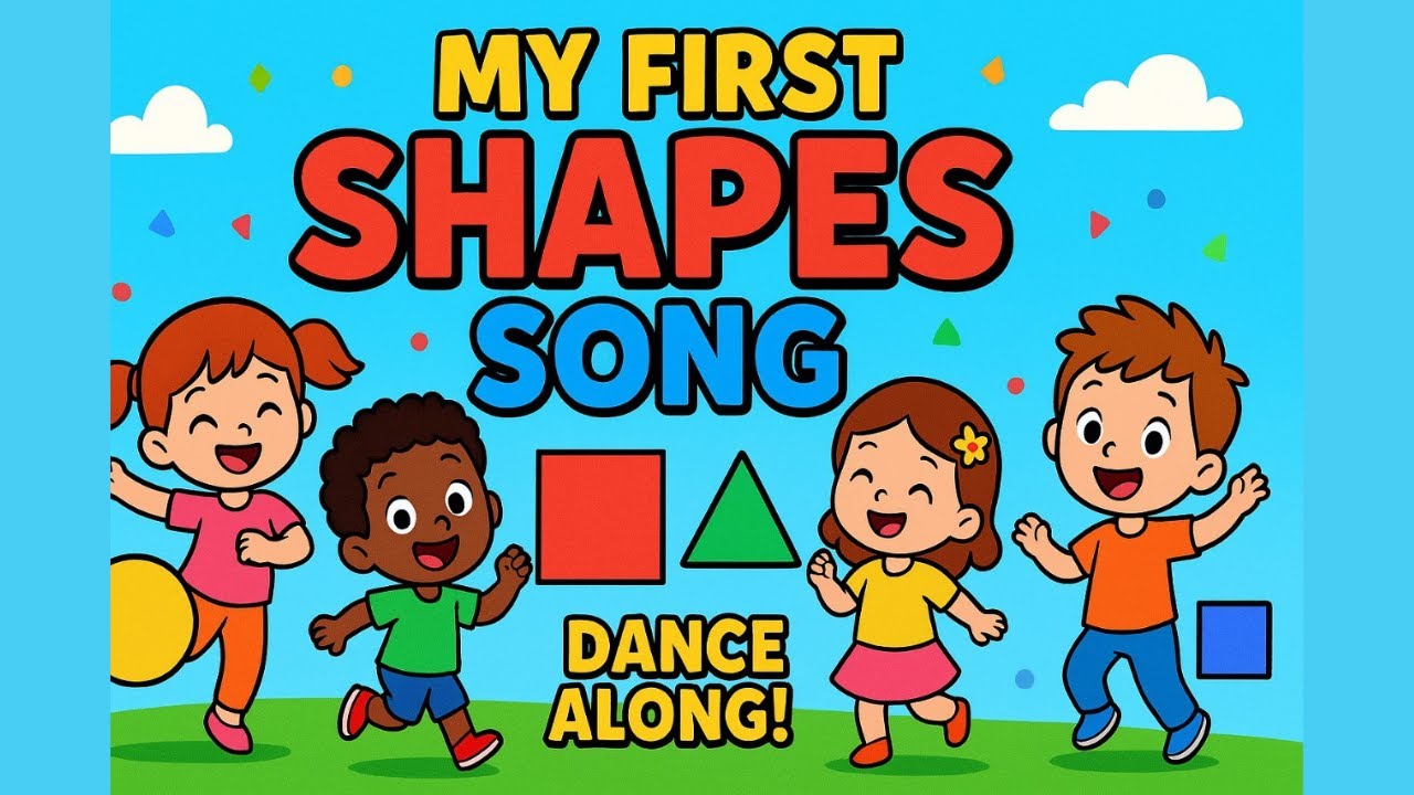 📐 My First Shapes Song (Dance Along!) 🥳 Move & Learn! | Fun Kids Geometry & Playtime