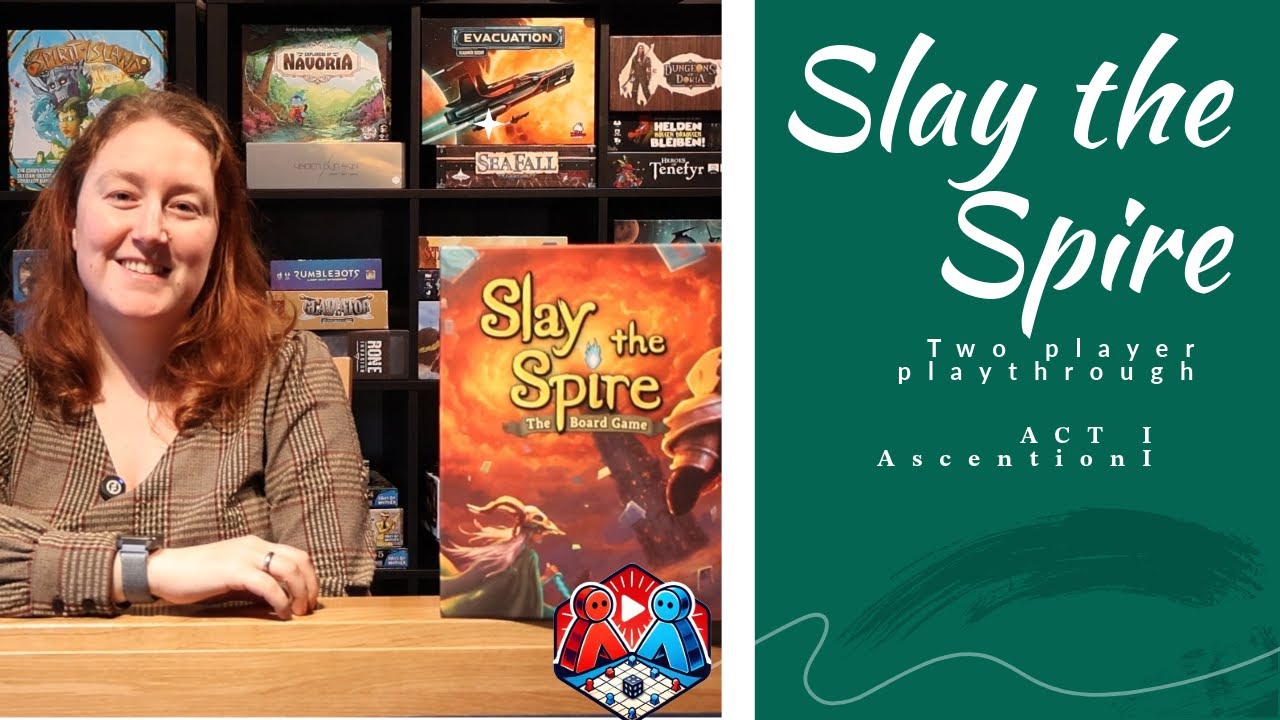 Slay the Spire the boardgame Playthrough Ascension 1 Act 1