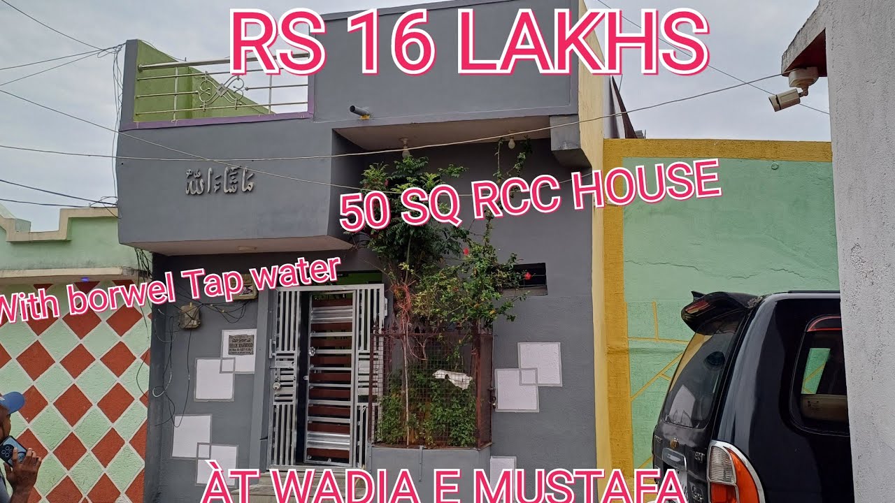 P (7207711390 )Rcc 50 sq house with borwel Tap water RS 16 lakhs AT wadi e mustafa 7396315458
