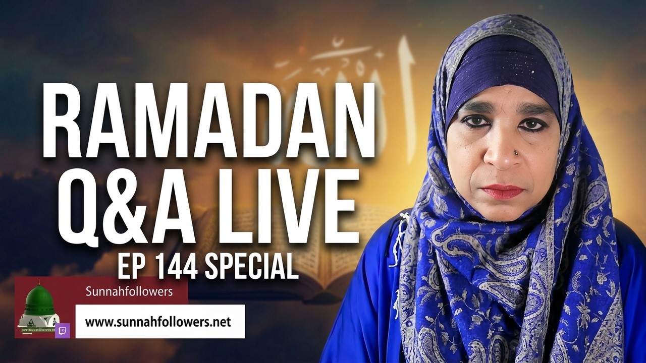 Ask sis Laila Live Islam Q&A Live Show EP 144: Ramadan Special
