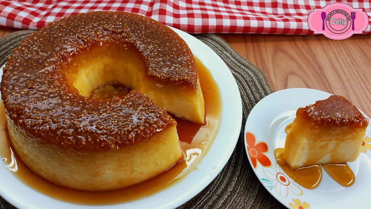 PUDIM DE TAPIOCA FÁCIL E DELICIOSO