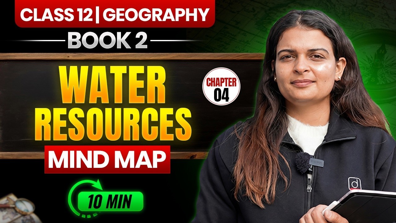 Class 12 Geography | Water Resources | Full Chapter Revision in 10 Minutes ⚡ | Board Exam 2026