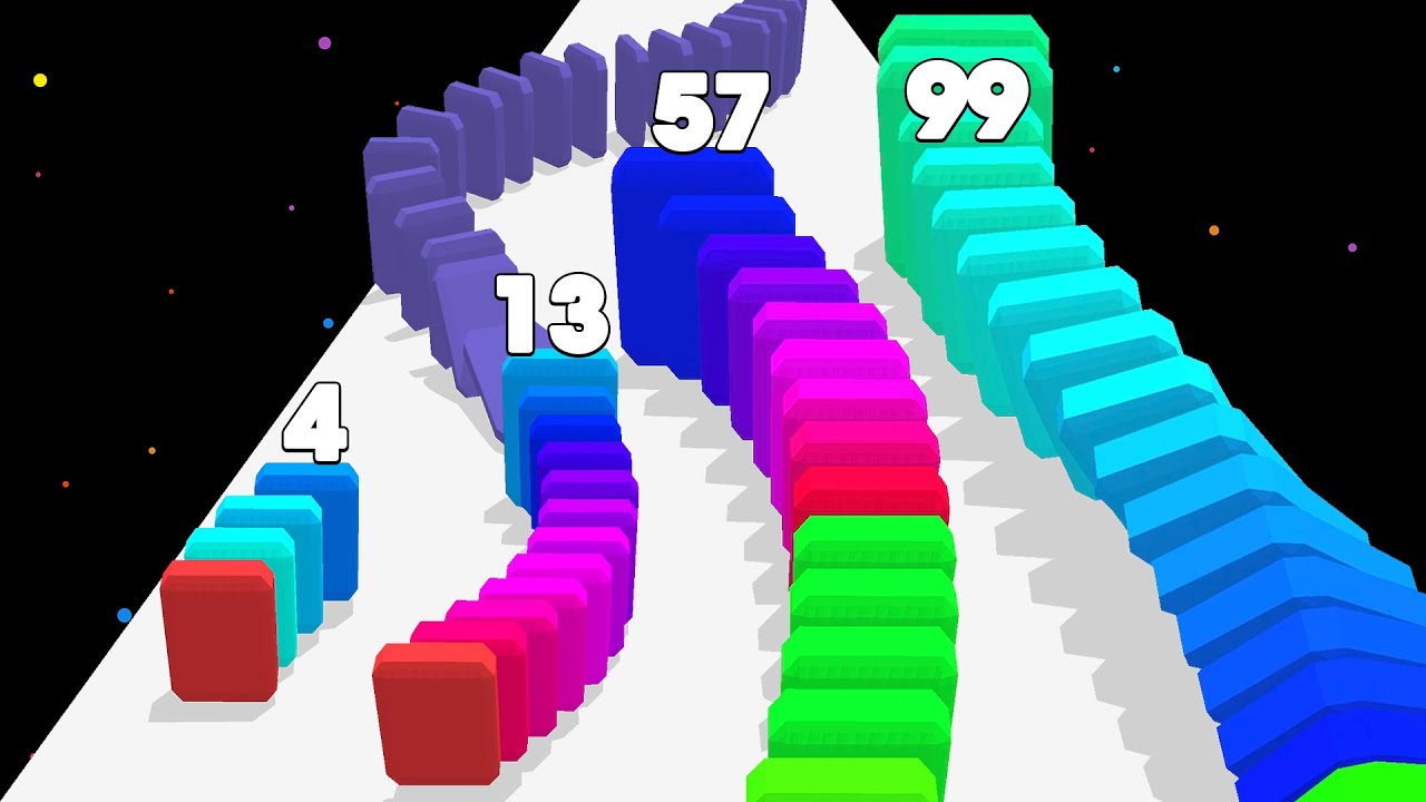 DOMINO RUNNER 3D — увлекательный ASMR-геймплей