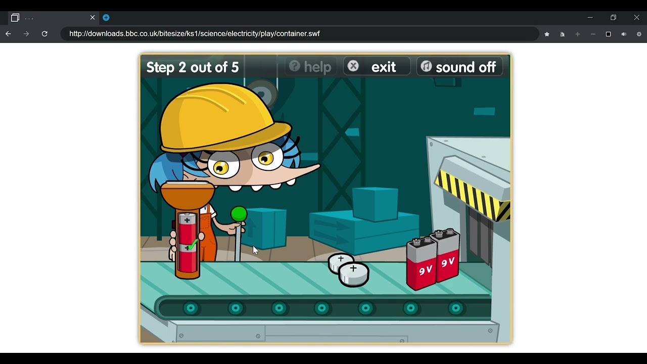 BBC Bitesize KS1 Electro-matic factory Walkthrough