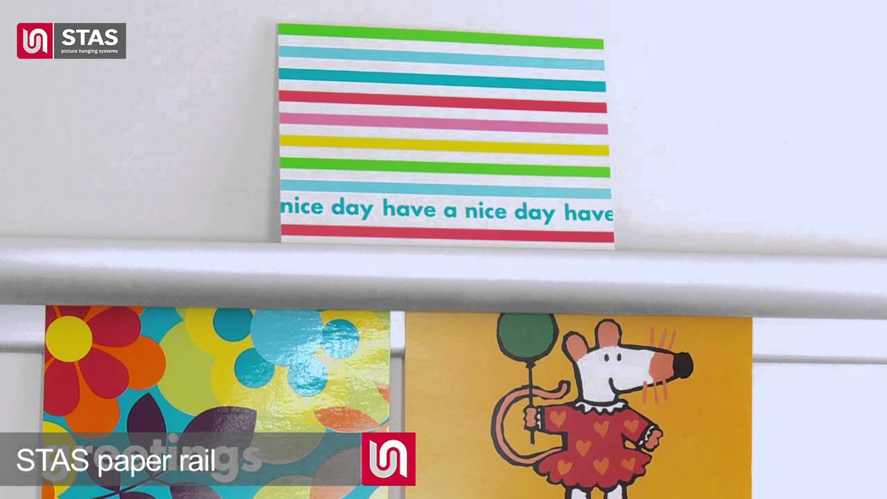 STAS Paperrail Picture & Art Hanging System from Quadro Art Hanging Systems