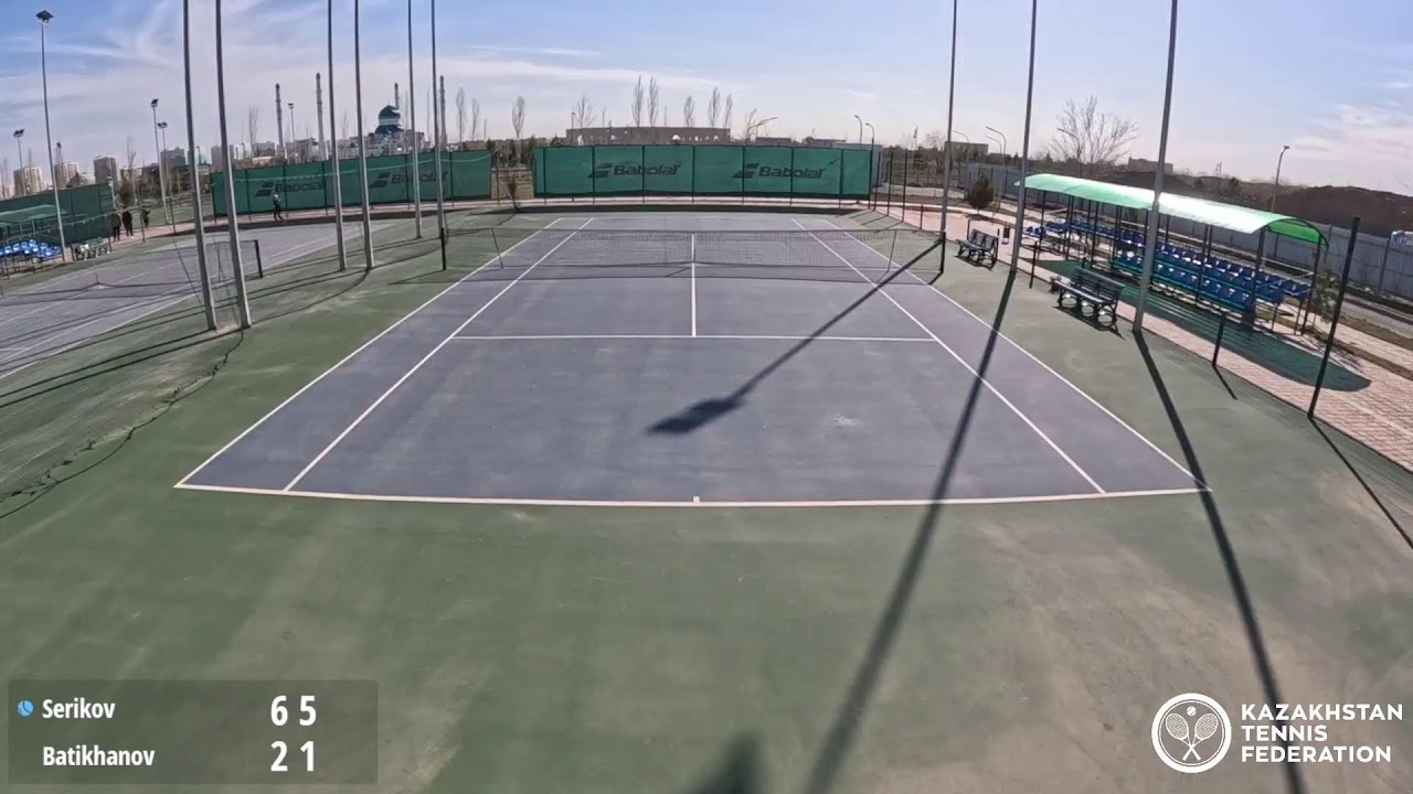 🎾 Корт №1 -  Tennis Europe 16&Under G3 Turkestan (14.03.2026)