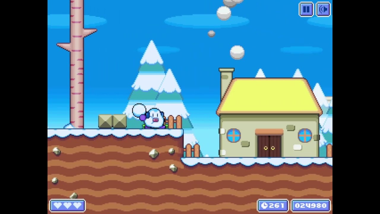 [ Flash Game ] Snowtale - playthrough