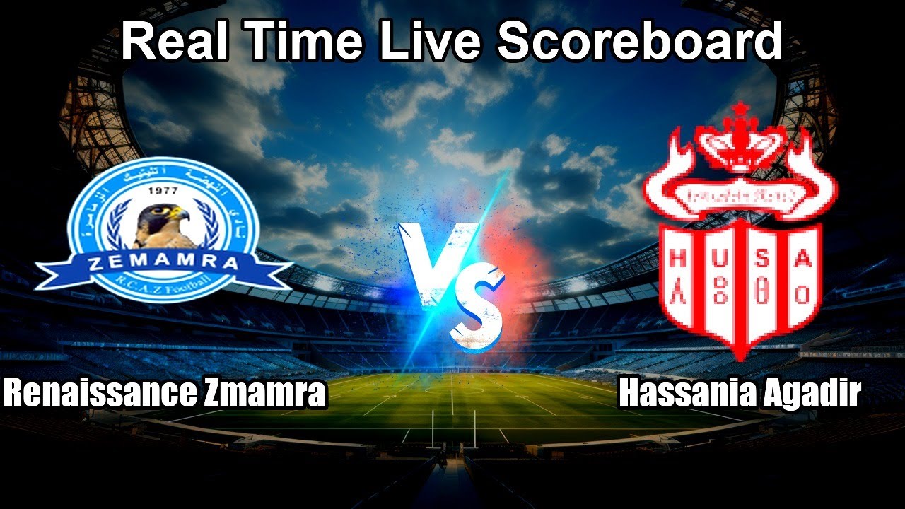 Renaissance Zmamra vs Hassania Agadir Live Score - The Botola Pro