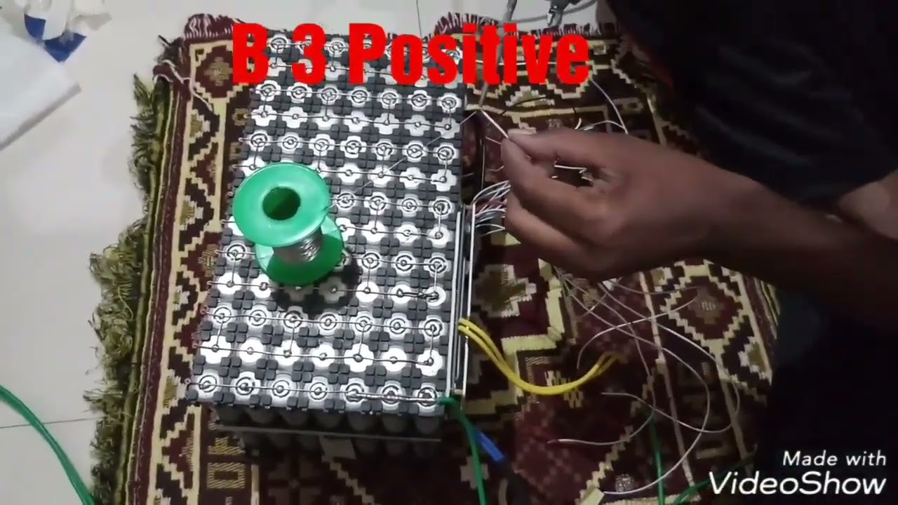 48v 35ah lithium ion battery BMS wiring
