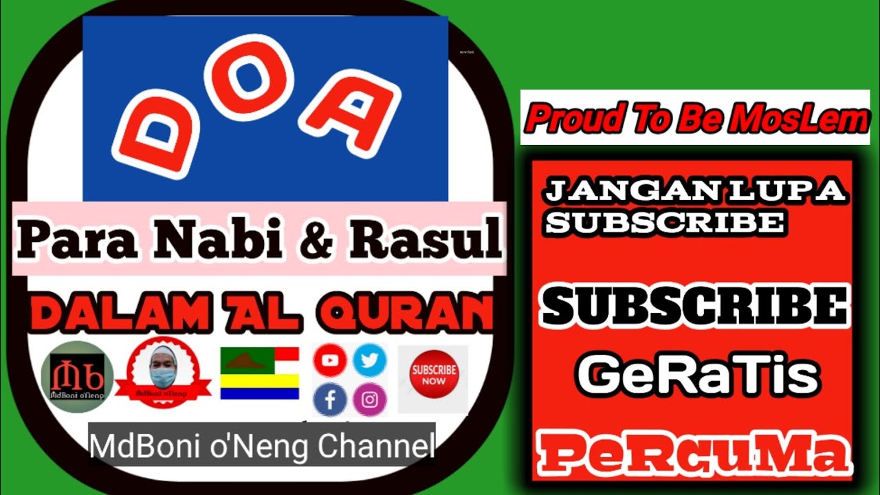 DOA Para Nabi Dan Rasul.