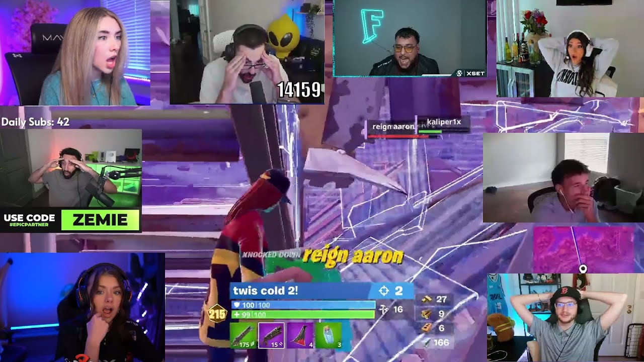 Реакция стримеров на БЕЗУМНУЮ борьбу Cold 1 на 3 в финале FNCS Grands! | Fortnite