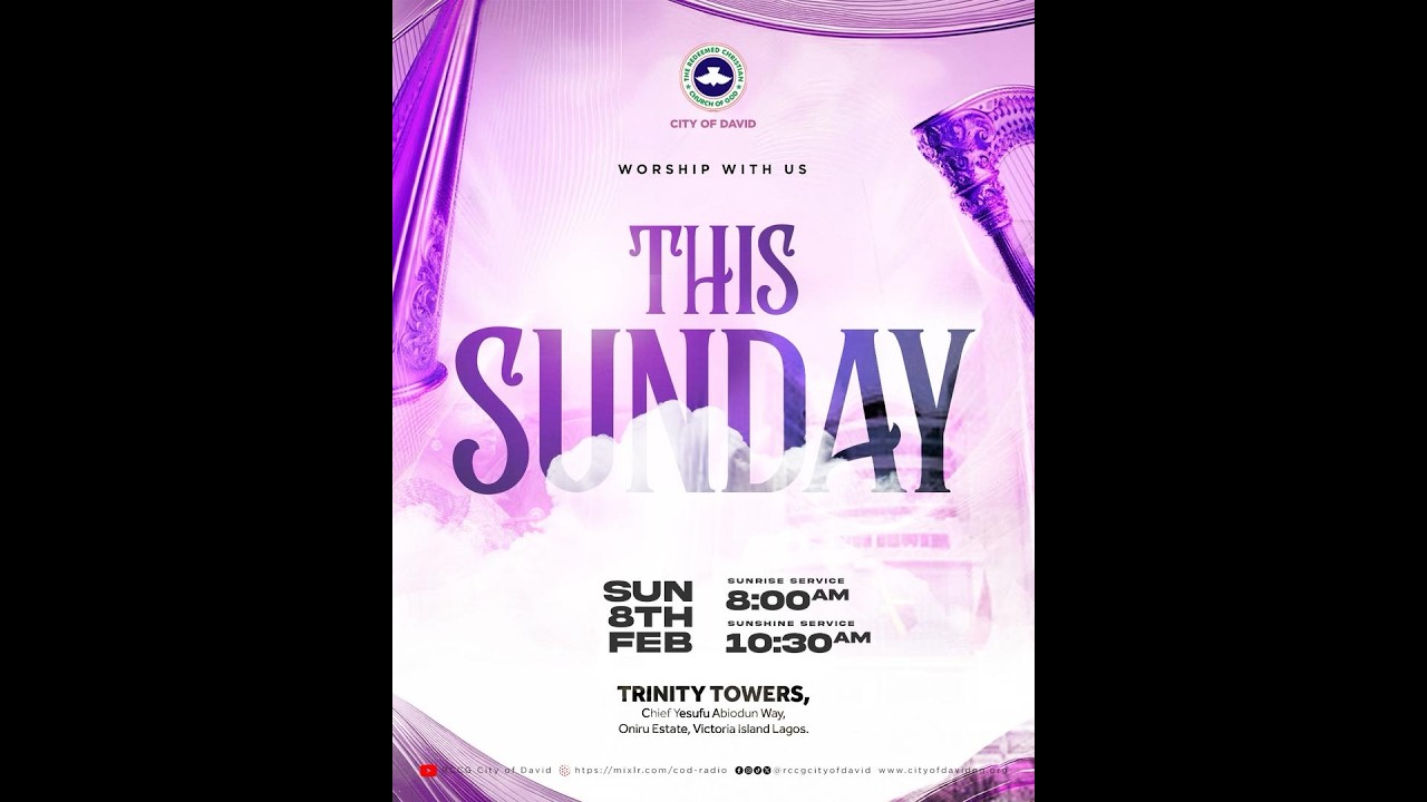 RCCG City of David Sunrise Service || 8th February 2026 || 8am WAT