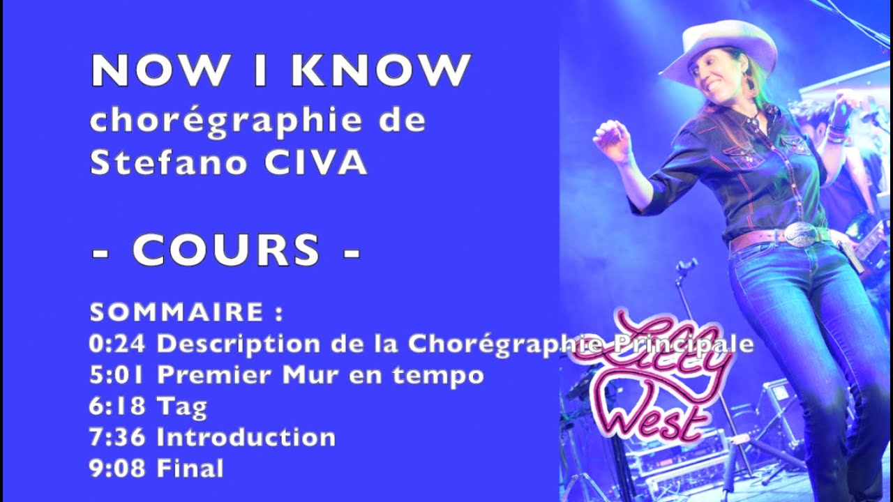 [COURS] NOW I KNOW de Stefano CIVA, enseignée par Lilly WEST