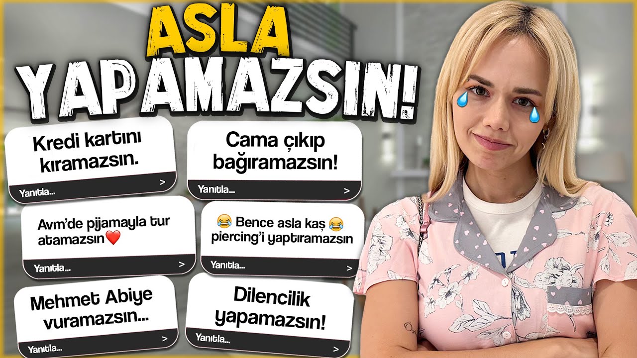 BİR GÜN BOYUNCA PİJAMA İLE GEZDİM !? (YAPAMAZSIN) CHALLENGE!