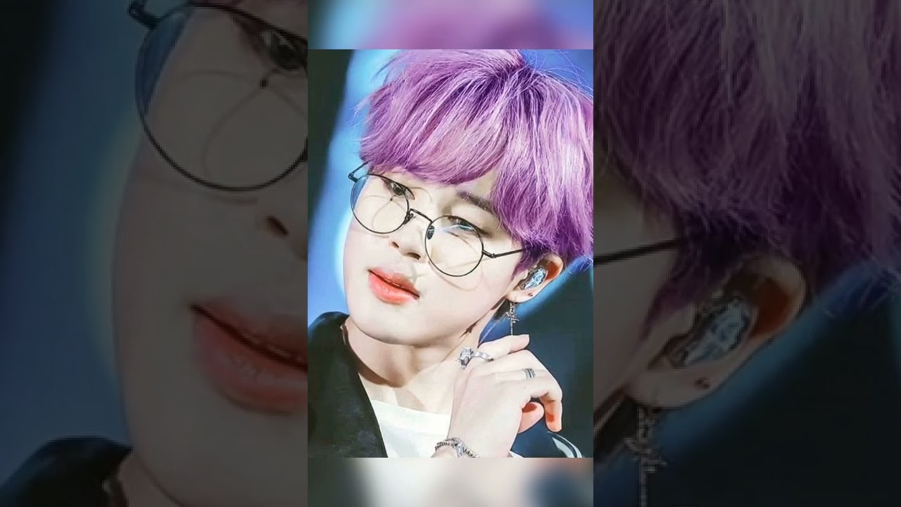 Jimin in purple hair