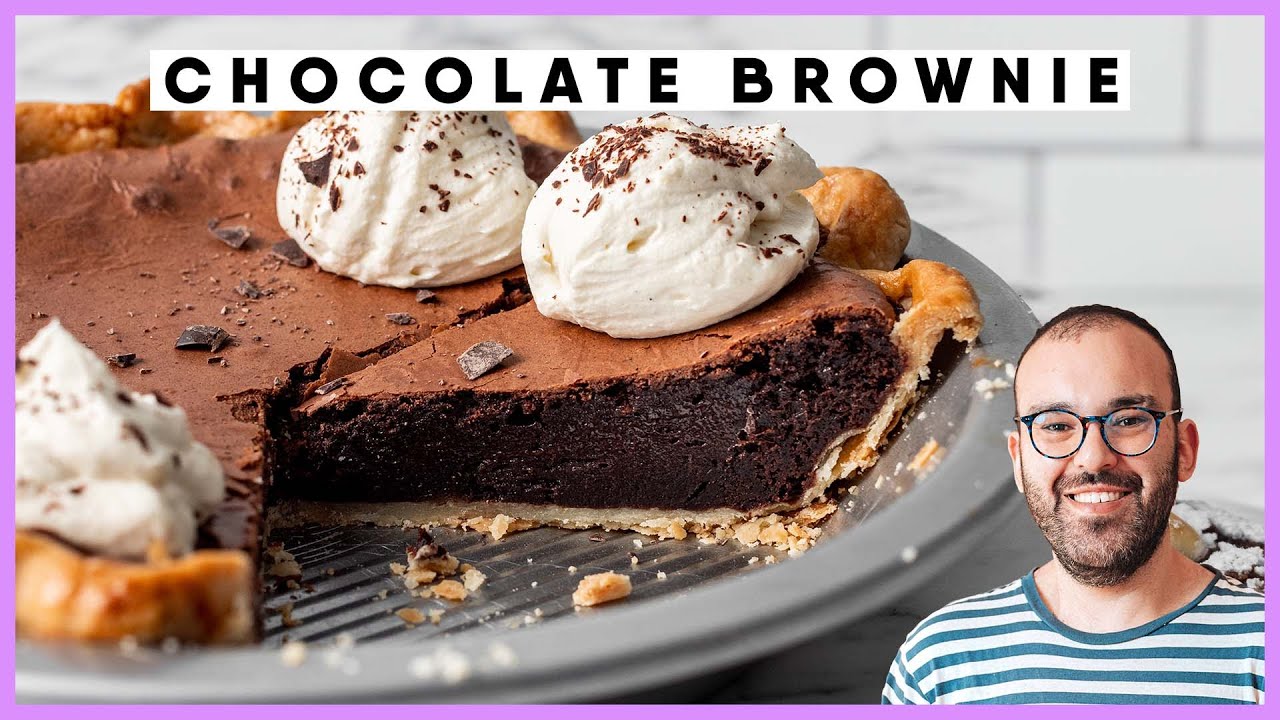 Fudgy Chocolate Brownie Pie &ndash; Rich, Buttery, and Irresistible