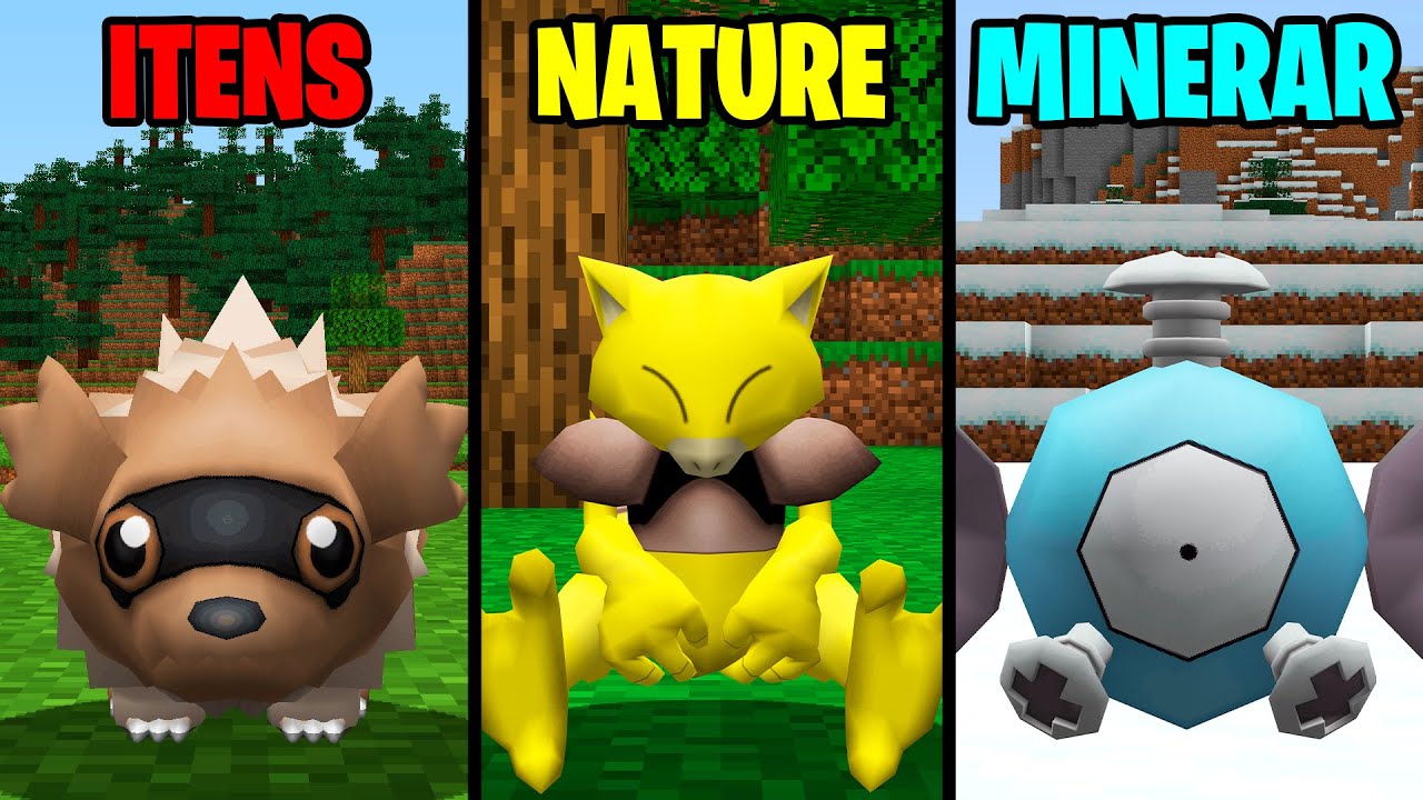 Os Pokémon Mais Importantes do Minecraft Pixelmon