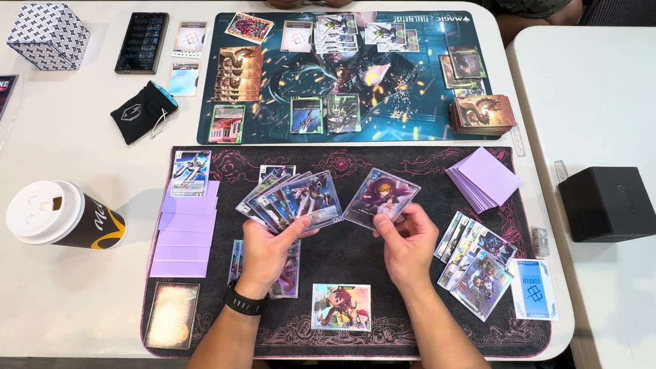 [GD01] UW Aerial Blockers vs. GW Wing Zero | Pastimes Langley Locals | Round 1! | Gundam CG POV