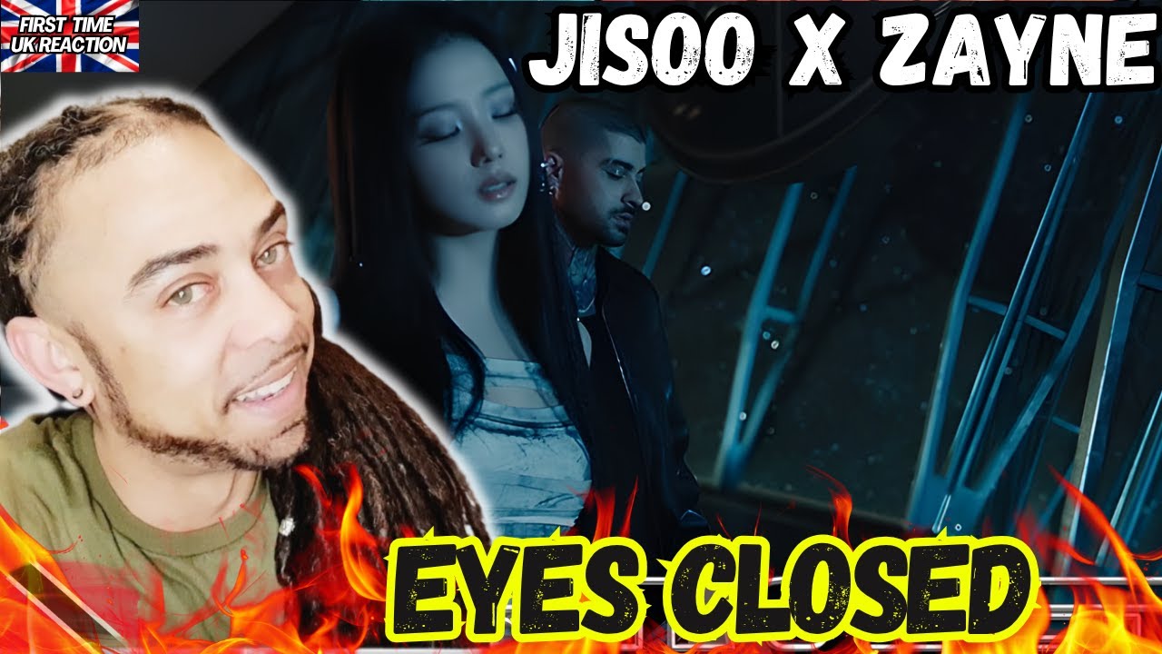JISOO x ZAYN — коллаборация мечты 🔥 | EYES CLOSED | Официальный клип | Первая реакция в Великобри...