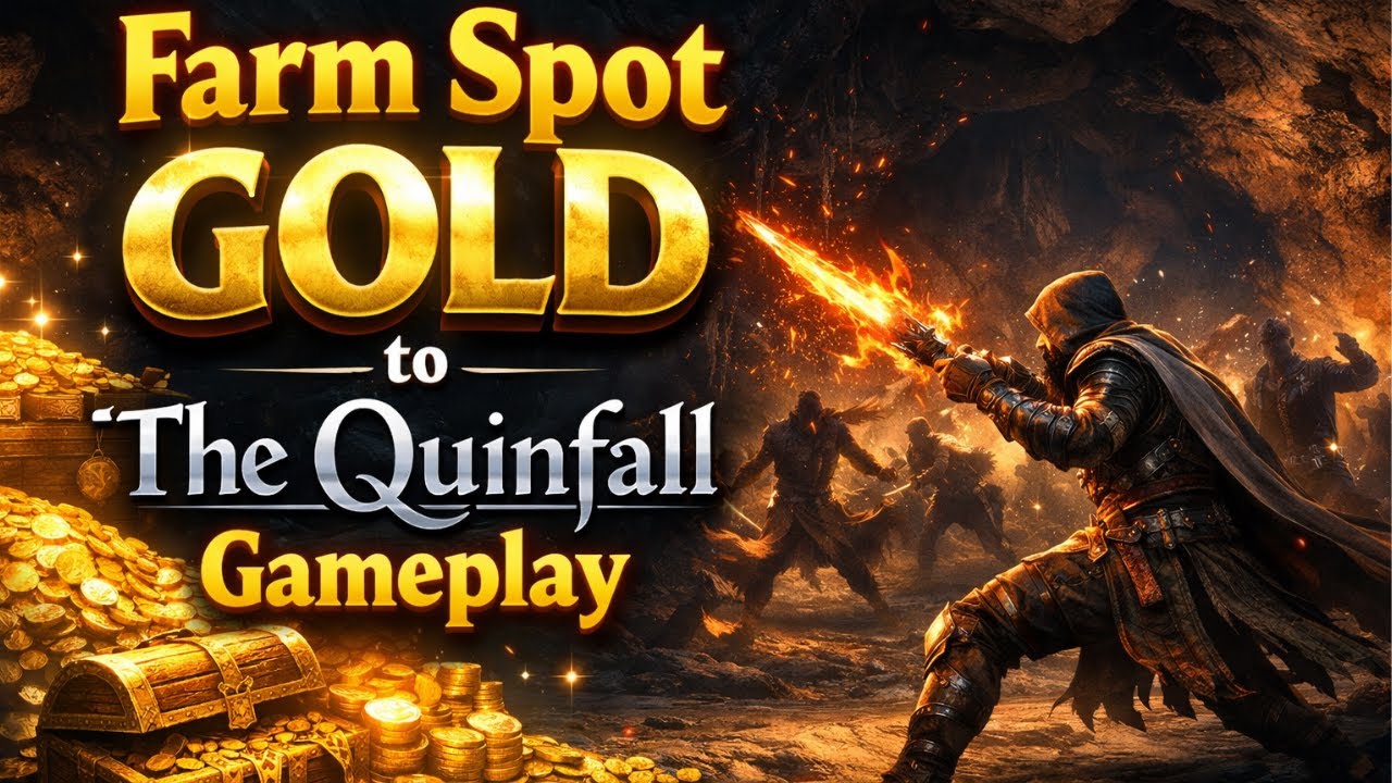 The Quinfall Early Access: BEST Gold Farming Spot 💰 | New Player Guide
