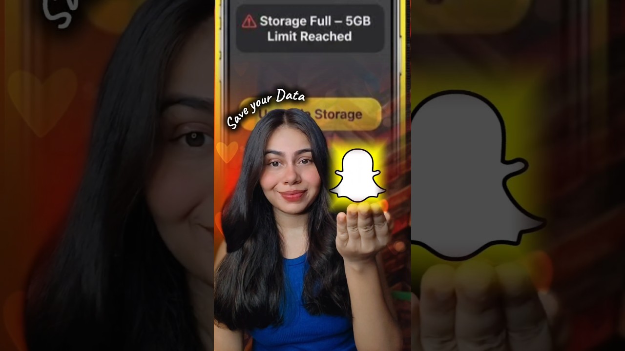 Snapchat storage full? 😩 Save your snapchat data or photos #snapchat #shortvideo #youtubeshorts