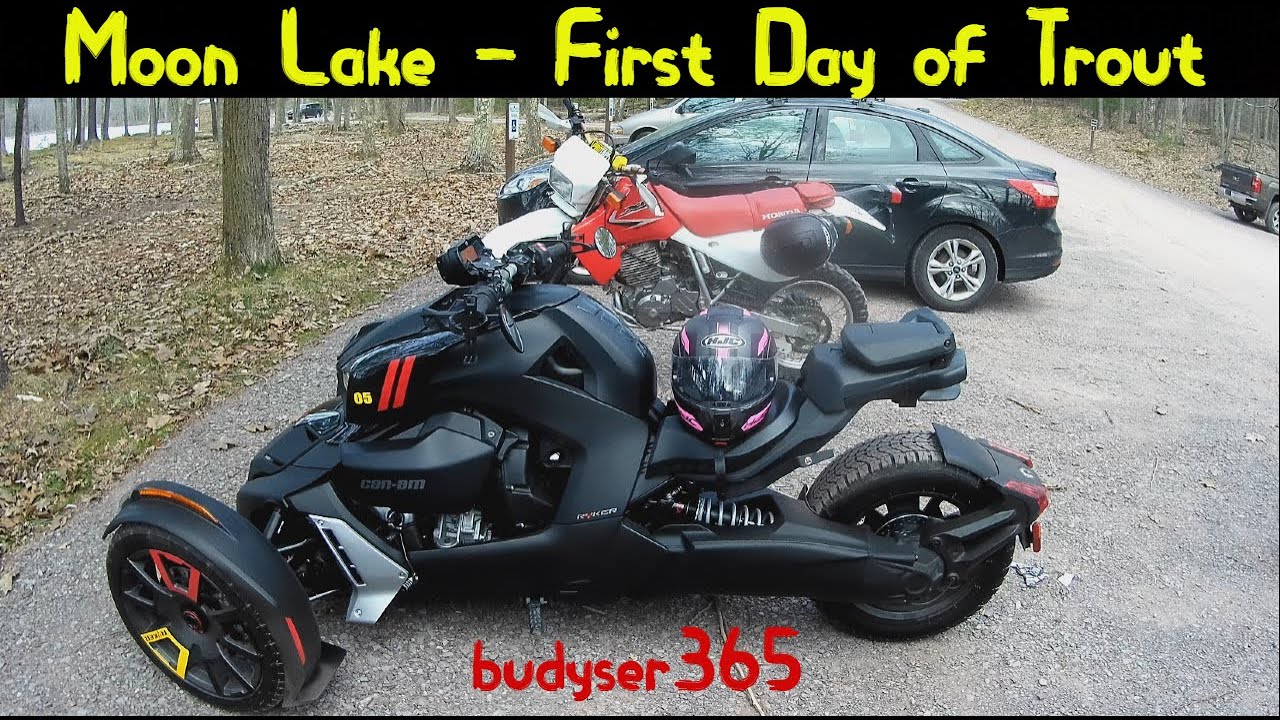 Can-am Ryker and Honda XR650L Ride - First Day of Trout at Moon Lake