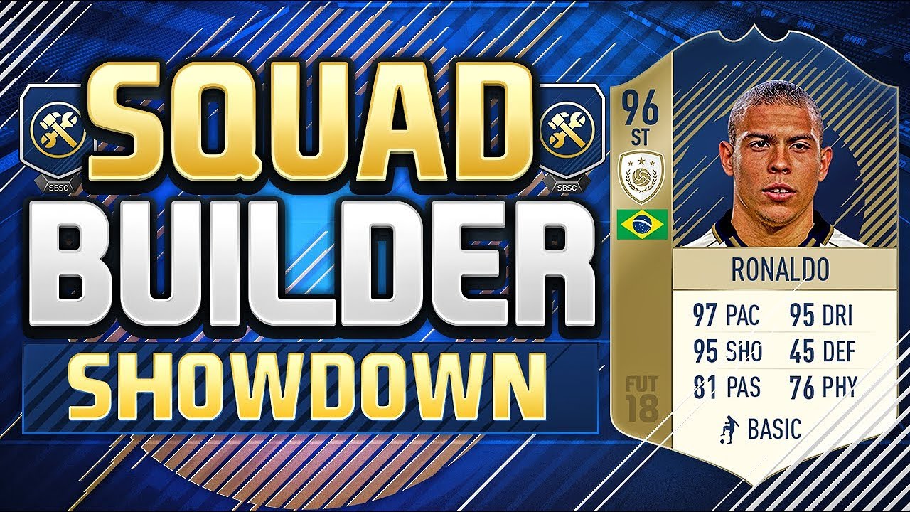 FIFA 18 SQUAD BUILDER SHOWDOWN!!! 96 RATED PRIME RONALDO!!! R9 Ronaldo Squad Duel