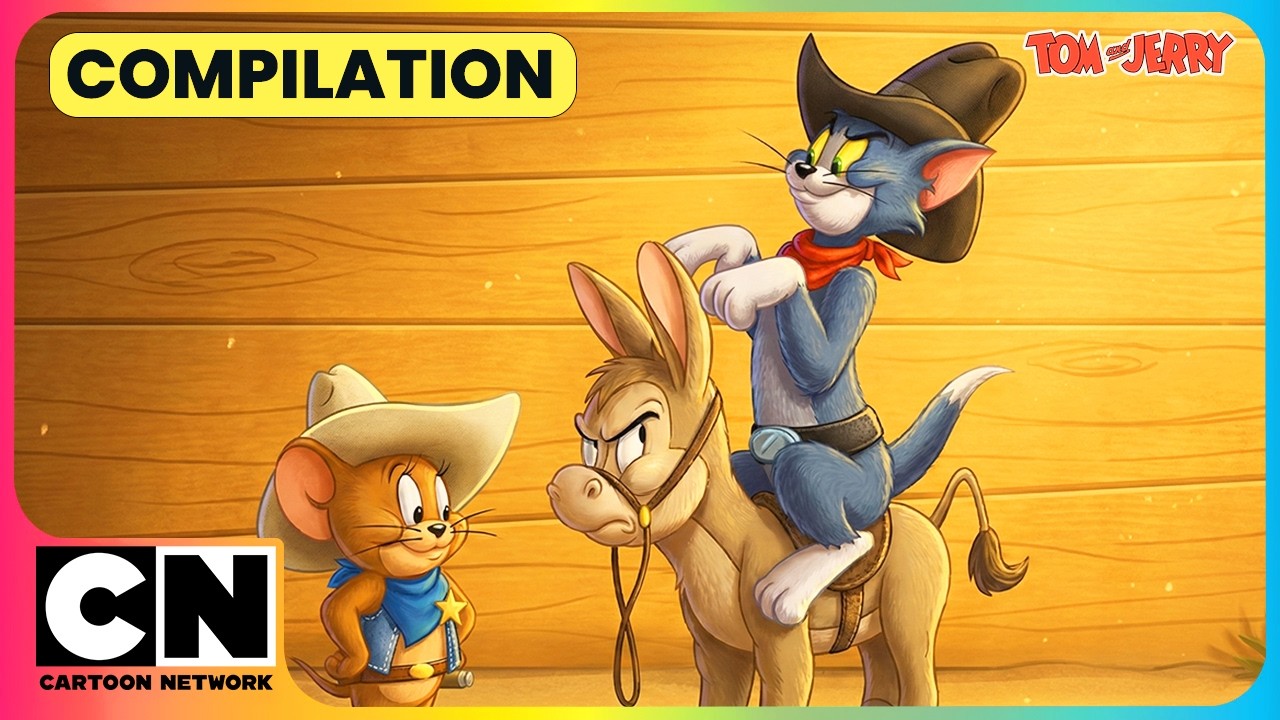 The Great Cartoon Cowboy Clash!🐭🔫| Tom & Jerry🐈‍⬛| Valentine's Special💕| @cnindia​