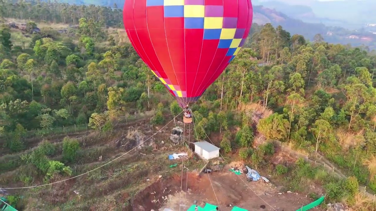 Hot Air Balloon, Munnar, Kerala, Feb 2026