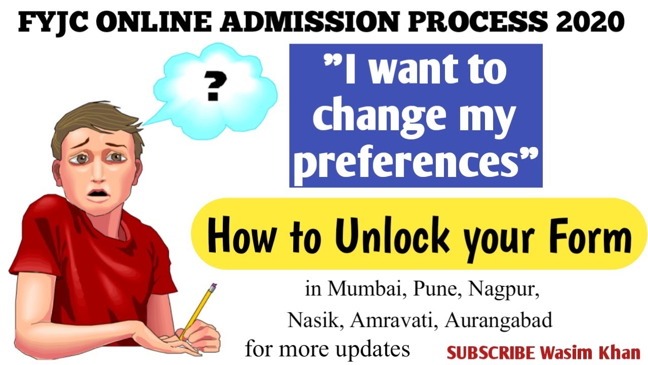 See How to unlock your form | FYJC ONLINE ADMISSION PROCESS 2020