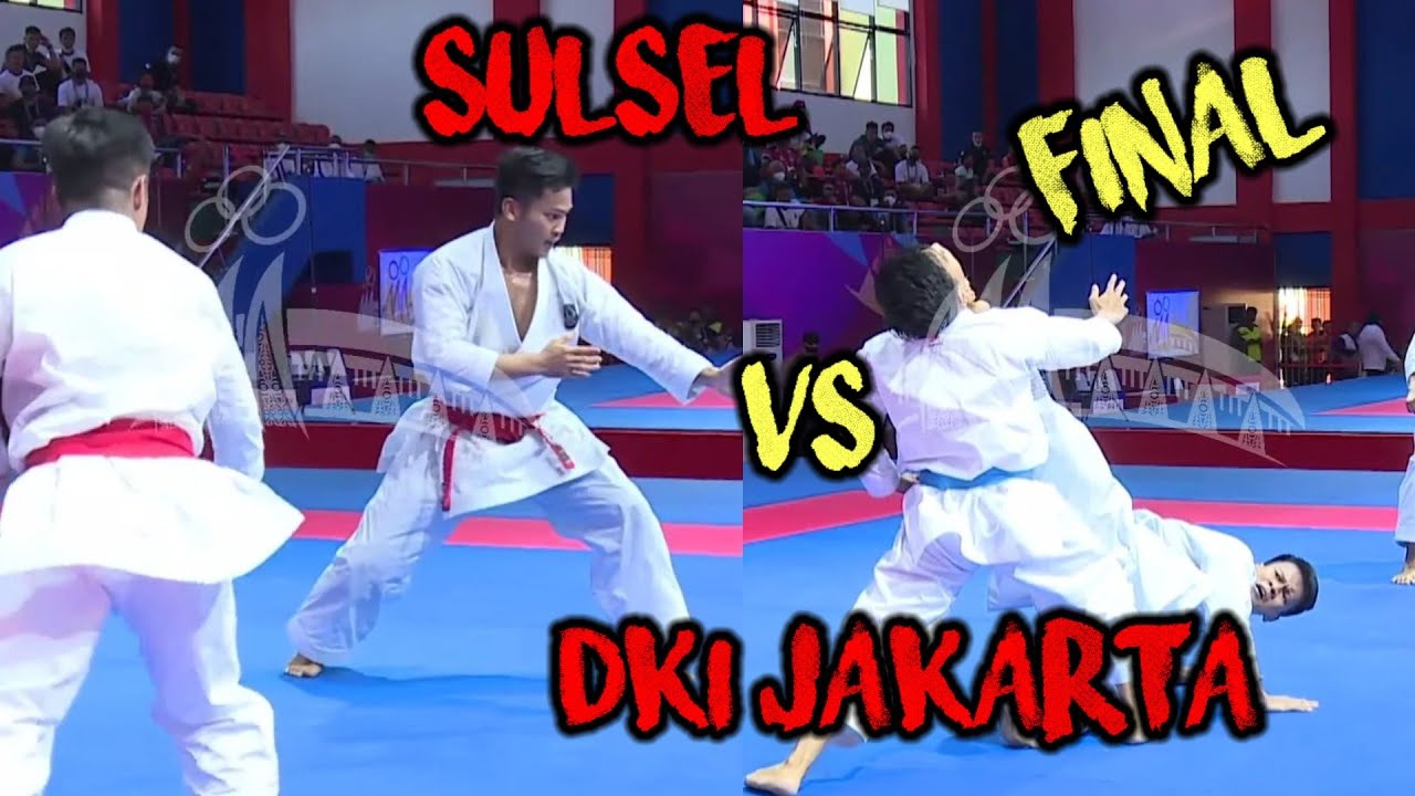 FINAL KATA BEREGU PUTRA SULSEL VS DKI | PON PAPUA XX KARATE 2021