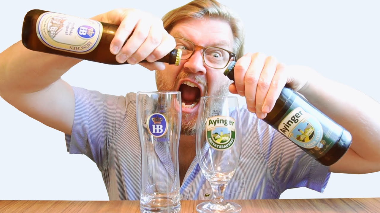 Hofbräu Original vs Ayinger Lager Hell - Beer Battle!