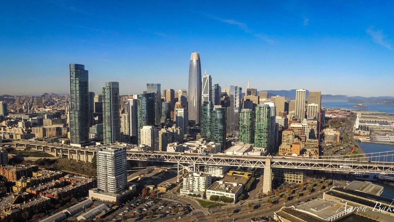 San Francisco Aerial Views | 4K Drone footage