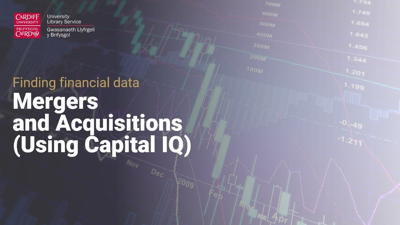 Mergers and Acquisitions data (M&A) in Capital IQ