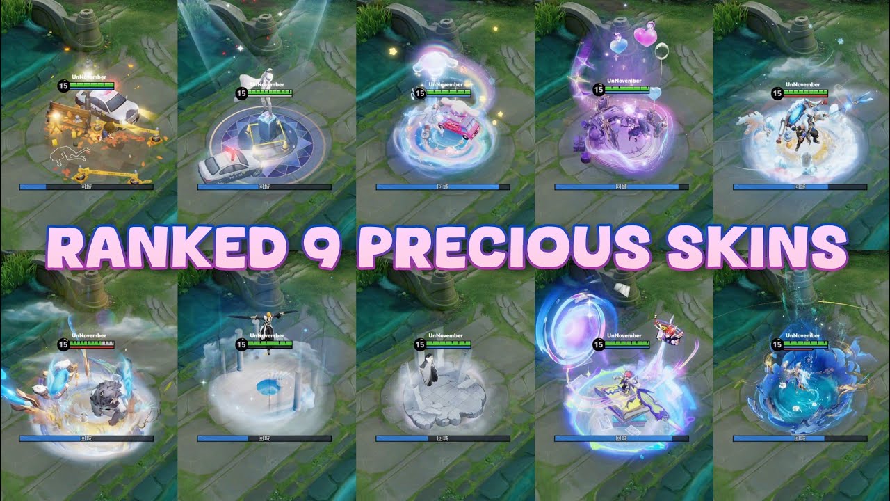 RANKED 9 PRECIOUS SKINS | HONOR OF KINGS