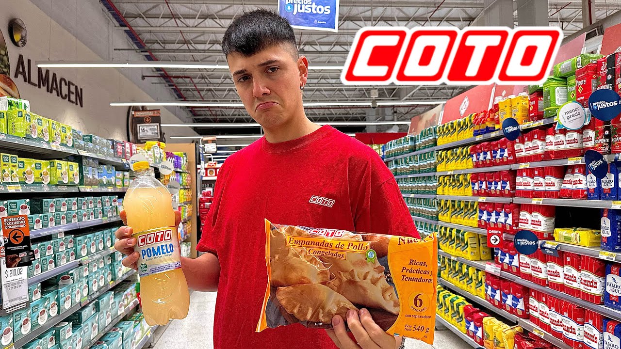 TODO UN DIA COMIENDO CON PRODUCTOS marca  COTO