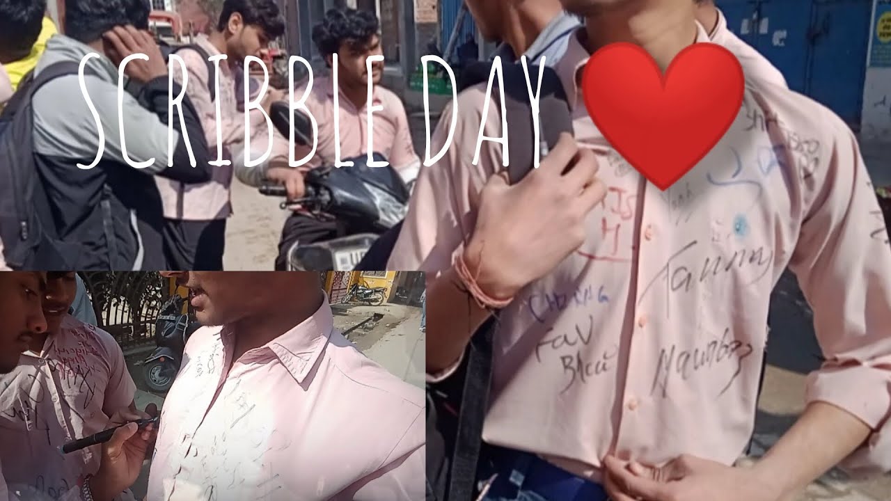 SCRIBBLE DAY WITH SCHOOL MATES ❤️🧿🌸 | Full enjoy