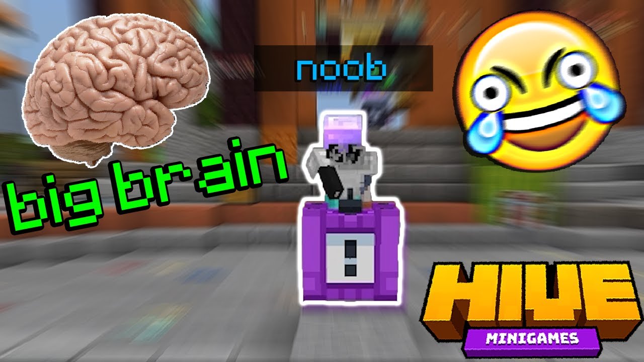 0 IQ Hive SkyWars Funny Moments #3 (Minecraft Bedrock)