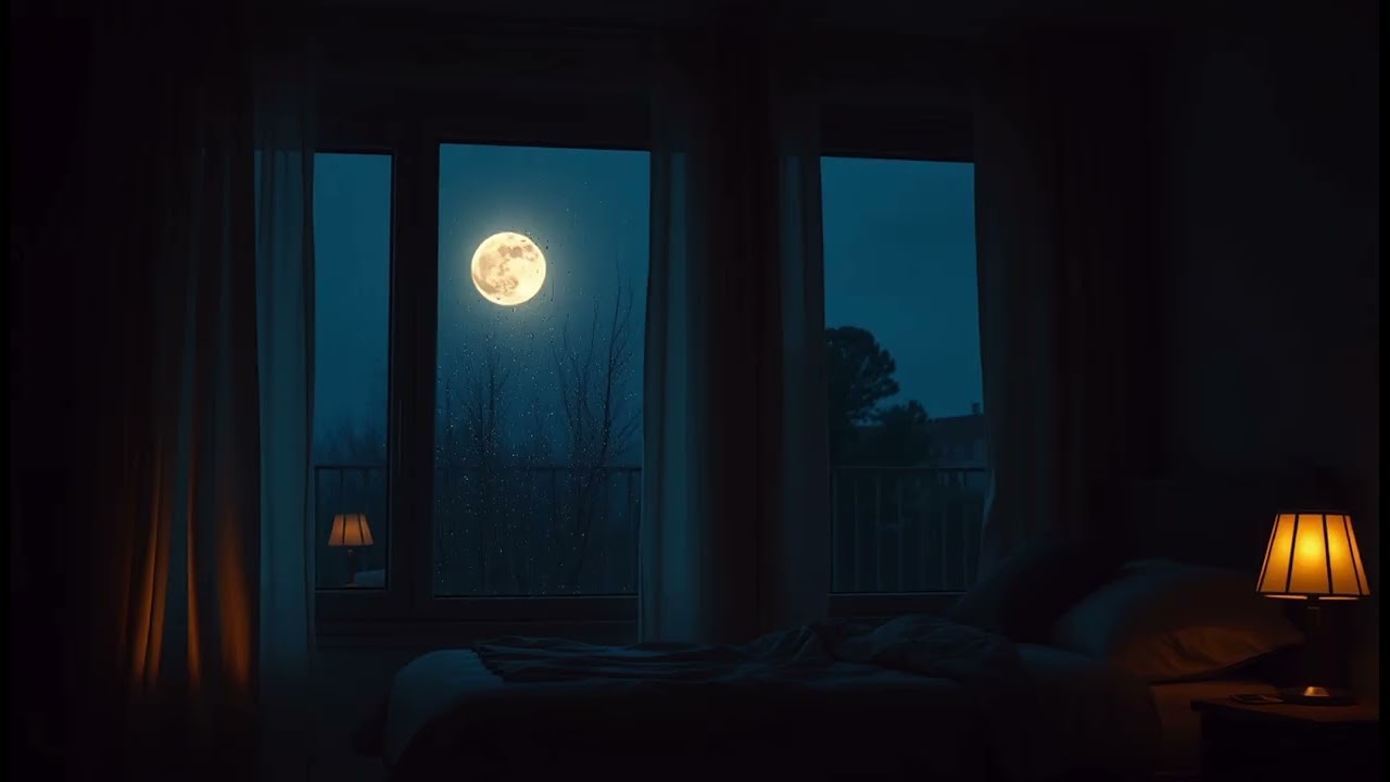 3 Hour Relaxing Sleep Music 🌙 Rain Sounds for Stress Relief & Better Sleep